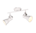 Trio Lighting Trio STEAM plafondspot | E14 Fitting | antiek wit | 30 x 10 cm | IP20 | excl. 2x E14 | max. 25W