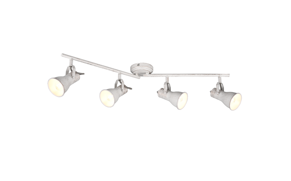 Trio Lighting Trio STEAM ceiling spotlight | 4x E14 max 40W | IP20 | 17.5 cm Trio Lighting Trio STEAM ceiling spotlight | 4x E14 max 40W | IP20 | 17.5 cm