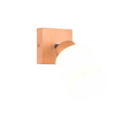 Trio Lighting Trio ASSAM plafondspot | E14 Fitting | natuurlijke afwerking met wit | 10 x 10 cm | IP20 | excl. 1x E14 | max. 25W