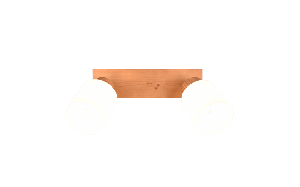 Trio Lighting Trio ASSAM ceiling spotlight | 2x E14 max 40W | Ø 30 cm | IP20 | 23.7 cm Trio Lighting Trio ASSAM ceiling spotlight | 2x E14 max 40W | Ø 30 cm | IP20 | 23.7 cm