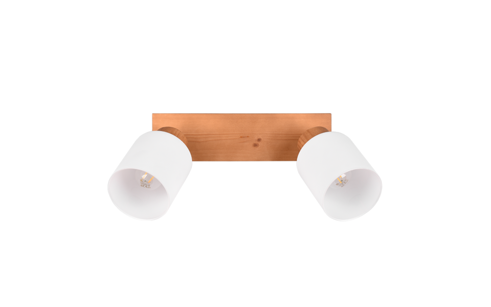Trio Lighting Trio ASSAM ceiling spotlight | 2x E14 max 40W | Ø 30 cm | IP20 | 23.7 cm Trio Lighting Trio ASSAM ceiling spotlight | 2x E14 max 40W | Ø 30 cm | IP20 | 23.7 cm