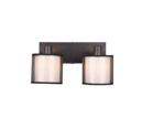 Trio Lighting Trio BURTON ceiling spotlight | 2x E14 max 40W | black | Ø 32.5 cm | IP20 | 19.5 cm