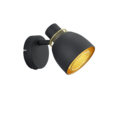 Trio Lighting Trio PUNCH plafondspot | E14 Fitting | mat zwart | 10 x 14 cm | IP20 | excl. 1x E14 | max. 10W