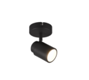 Trio Lighting Trio ANGELO plafondspot | GU10 Fitting | mat zwart | 10,5 x 9 cm | IP44 | excl. 1x GU10 | max. 5W