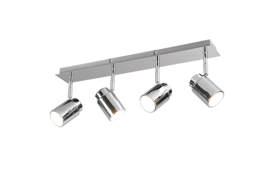 Trio Lighting Trio ANGELO ceiling spotlight | 4x GU10 | IP20 | 9.5 cm Trio Lighting Trio ANGELO ceiling spotlight | 4x GU10 | IP20 | 9.5 cm