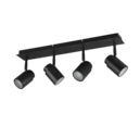 Trio Lighting Trio ANGELO ceiling spotlight | 4x GU10 | black | IP20 | 9.5 cm