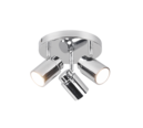 Trio Lighting Trio ANGELO plafondspot | GU10 Fitting | chroom | Ø 20 cm | IP44 | excl. 3x GU10 | max. 5W
