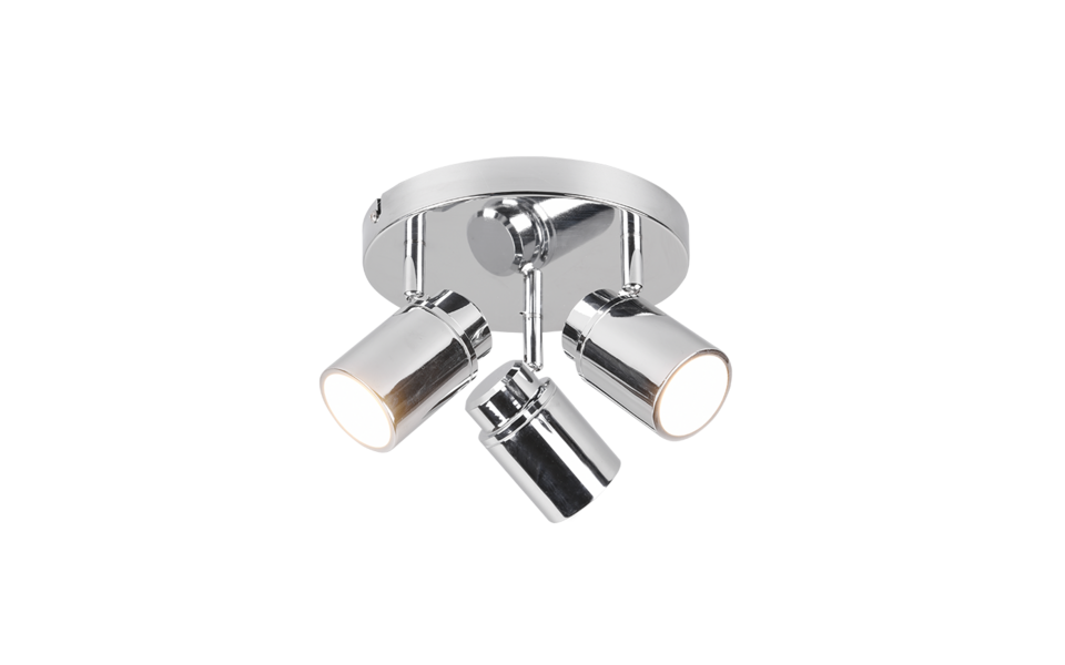 Trio Lighting Trio ANGELO ceiling spotlight | 3x GU10 | Ø 20 cm | IP20 | 15.5 cm