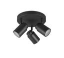 Trio Lighting Trio ANGELO ceiling spotlight | 3x GU10 | black | Ø 20 cm | IP20 | 15.5 cm