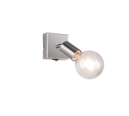 Trio Lighting Trio VANNES plafondspot | E27 Fitting | nikkel mat | 9 x 11,5 cm | IP20 | excl. 1x E27 | max. 10W
