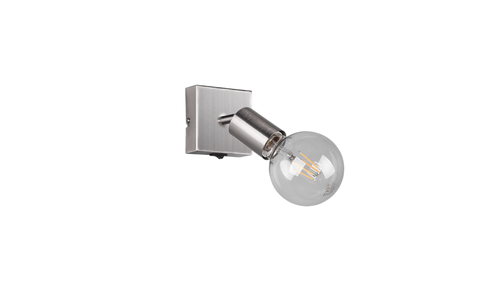Trio Lighting Trio VANNES ceiling spotlight | 1x E27 max 40W | IP20 | 11.5 cm Trio Lighting Trio VANNES ceiling spotlight | 1x E27 max 40W | IP20 | 11.5 cm
