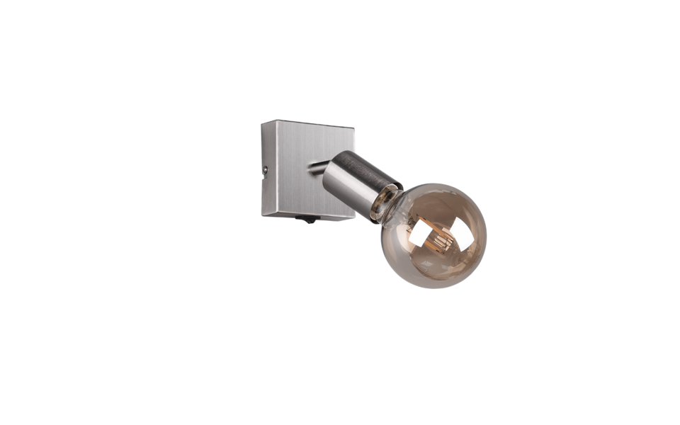 Trio Lighting Trio VANNES plafondspot | E27 Fitting | nikkel mat | 9 x 11,5 cm | IP20 | excl. 1x E27 | max. 10W Trio Lighting Trio VANNES plafondspot | E27 Fitting | nikkel mat | 9 x 11,5 cm | IP20 | excl. 1x E27 | max. 10W