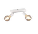 Trio Lighting Trio VANNES plafondspot | E27 Fitting | wit mat | 26 x 9 cm | IP20 | excl. 2x E27 | max. 40W