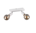Trio Lighting Trio VANNES plafondspot | E27 Fitting | wit mat | 26 x 9 cm | IP20 | excl. 2x E27 | max. 40W