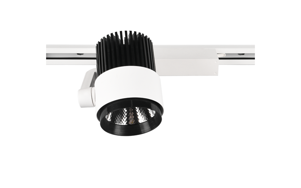 Trio Lighting Trio RADIATOR ceiling spotlight | 1x 15W 1270 lm 4000K | chrome | IP20 | 23 cm Trio Lighting Trio RADIATOR ceiling spotlight | 1x 15W 1270 lm 4000K | chrome | IP20 | 23 cm