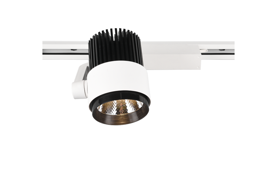 Trio Lighting Trio RADIATOR ceiling spotlight | 1x 15W 1270 lm 4000K | chrome | IP20 | 23 cm Trio Lighting Trio RADIATOR ceiling spotlight | 1x 15W 1270 lm 4000K | chrome | IP20 | 23 cm