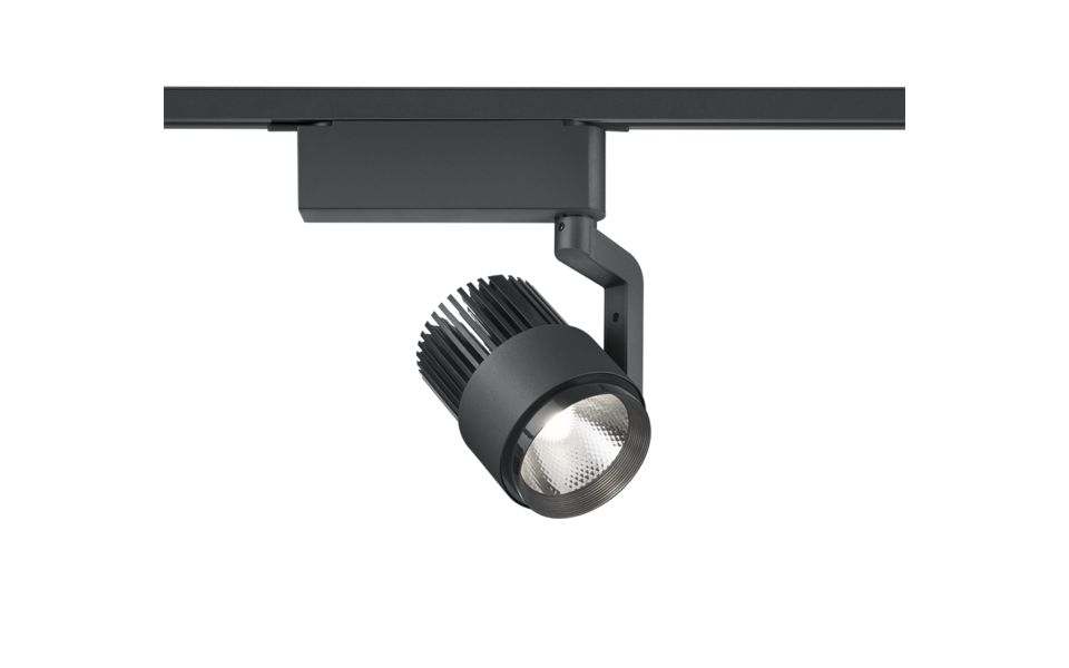 Trio Lighting Trio RADIATOR ceiling spotlight | 1x 15W 1270 lm 4000K | black | IP20 | 23 cm Trio Lighting Trio RADIATOR ceiling spotlight | 1x 15W 1270 lm 4000K | black | IP20 | 23 cm
