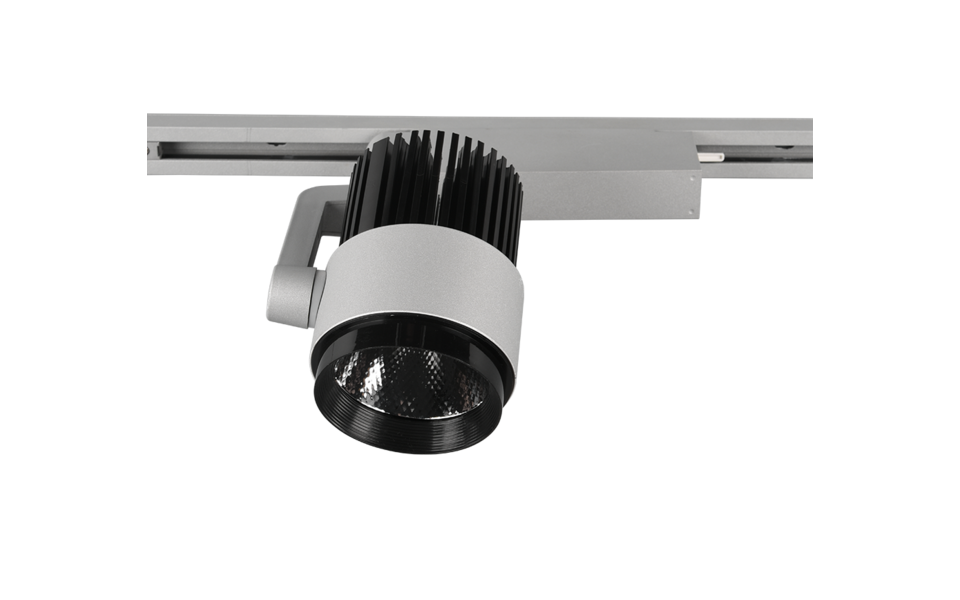 Trio Lighting Trio RADIATOR ceiling spotlight | 1x 15W 1270 lm 4000K | titanium | IP20 | 23 cm Trio Lighting Trio RADIATOR ceiling spotlight | 1x 15W 1270 lm 4000K | titanium | IP20 | 23 cm