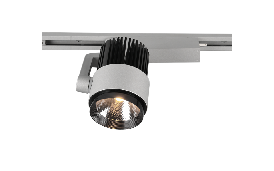 Trio Lighting Trio RADIATOR ceiling spotlight | 1x 15W 1270 lm 4000K | titanium | IP20 | 23 cm Trio Lighting Trio RADIATOR ceiling spotlight | 1x 15W 1270 lm 4000K | titanium | IP20 | 23 cm