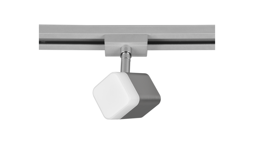 Trio Lighting Trio ROUBAIX plafondspot | LED | nikkel mat | 5 x 8,5 cm | IP20 | 1x 3,5W | 330 lm | 3000K | dimbaar
