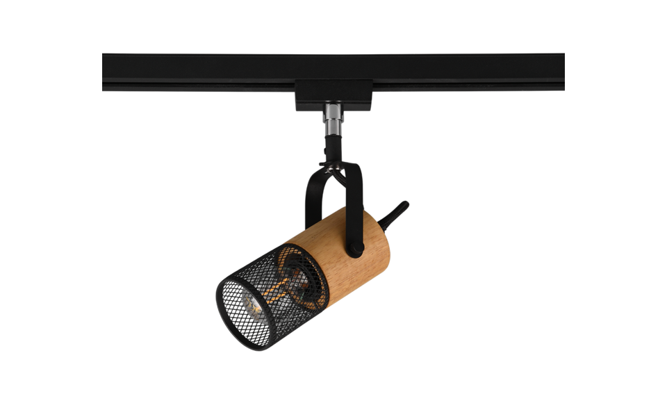Trio Lighting Trio TOSH ceiling spotlight | 1x E14 max 40W | black | IP20 | 16 cm Trio Lighting Trio TOSH ceiling spotlight | 1x E14 max 40W | black | IP20 | 16 cm