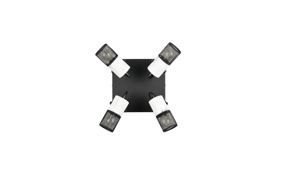 Trio Lighting Trio TOSH ceiling spotlight | 4x E14 max 40W | Ø 22 cm | IP20 | 19.5 cm