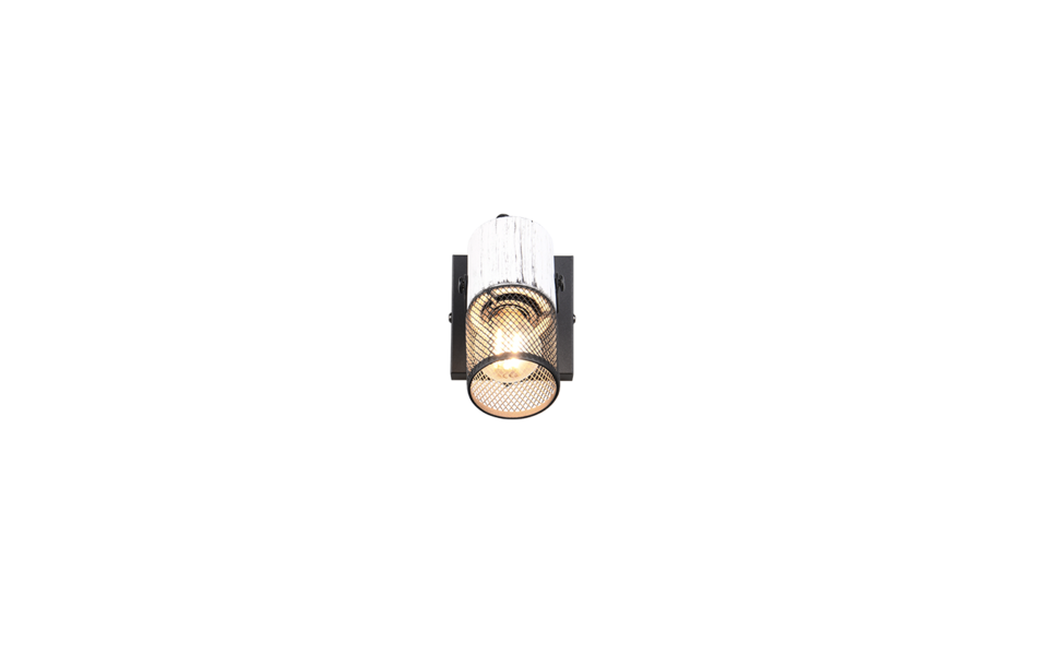 Trio Lighting Trio TOSH plafondspot | E14 Fitting | zwart en wit | 9 x 13,7 cm | IP20 | excl. 1x E14 | max. 15W Trio Lighting Trio TOSH plafondspot | E14 Fitting | zwart en wit | 9 x 13,7 cm | IP20 | excl. 1x E14 | max. 15W