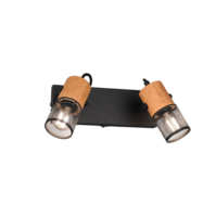 Trio TOSH ceiling spotlight | E14 | black | IP20