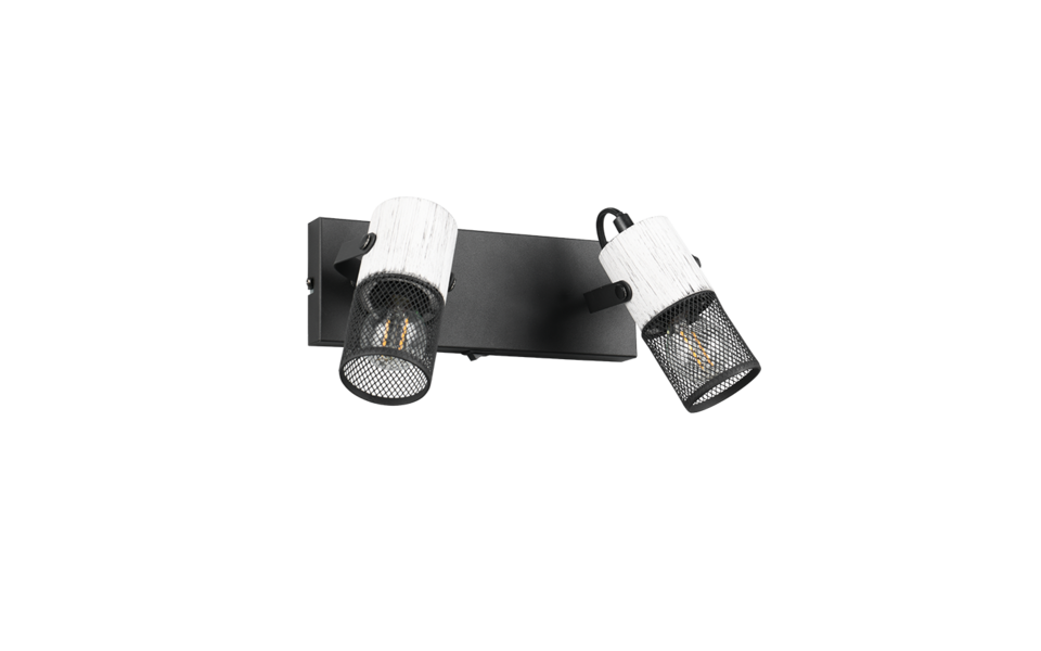Trio Lighting Trio TOSH ceiling spotlight | 2x E14 max 40W | IP20 | 19.5 cm