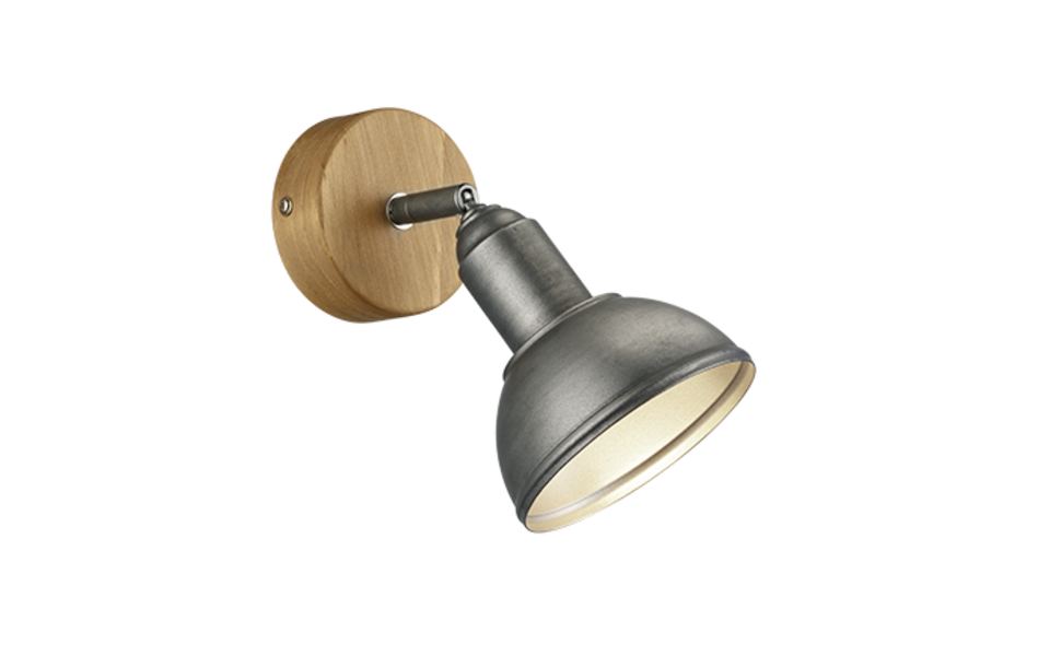 Trio Lighting Trio DELHI plafondspot | E14 Fitting | nickel antik | 11,6 x 18 cm | IP20 | excl. 1x E14 | max. 40W Trio Lighting Trio DELHI plafondspot | E14 Fitting | nickel antik | 11,6 x 18 cm | IP20 | excl. 1x E14 | max. 40W