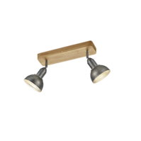 Trio DELHI plafondspot | nickel antik | IP20 | E14 | 33 x 11,6 cm Trio DELHI plafondspot | nickel antik | IP20 | E14 | 33 x 11,6 cm