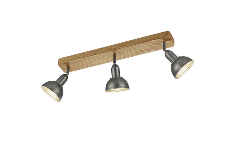Trio Lighting Trio DELHI ceiling spotlight | 3x E14 max 40W | IP20 | 20.5 cm