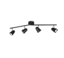 Trio Lighting Trio TOULOUSE ceiling spotlight | 4x 3.5W 400 lm 3000K | black | IP20 | 17 cm