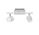 Trio Lighting Trio ROUBAIX plafondspot | LED | wit mat met wit | 34 x 9 cm | IP20 | 2x 3,5W | 400 lm | 3000K | niet dimbaar