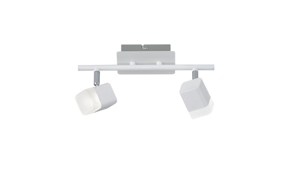 Trio Lighting Trio ROUBAIX ceiling spotlight | 2x 3.5W 400 lm 3000K | chrome | IP20 | 14.5 cm