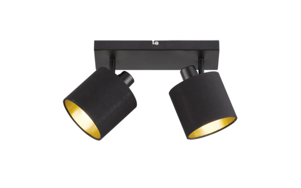 Trio Lighting Trio TOMMY ceiling spotlight | 2x E14 max 40W | IP20 | 19 cm