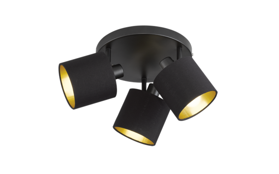 Trio Lighting Trio TOMMY ceiling spotlight | 3x E14 max 40W | Ø 25 cm | IP20 | 19 cm