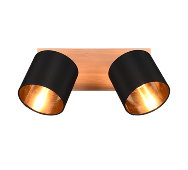 Houtkleur, Zwart-goud, goudkleurig