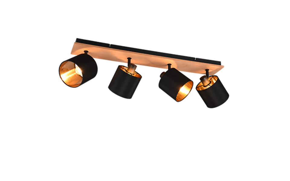 Trio Lighting Trio TOMMY ceiling spotlight | 4x E14 max 40W | Ø 71.5 cm | IP20 | 19.5 cm Trio Lighting Trio TOMMY ceiling spotlight | 4x E14 max 40W | Ø 71.5 cm | IP20 | 19.5 cm