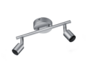Trio Lighting Trio PARIS plafondspot | GU10 Fitting | titaan | 25 x 8 cm | IP20 | excl. 2x GU10 | max. 35W
