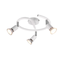 Trio Lighting Trio PARIS plafondspot | GU10 Fitting | wit mat | Ø 25 cm | IP20 | excl. 3x GU10 | max. 35W