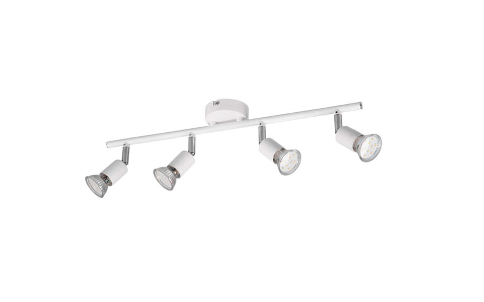 Trio Lighting Trio PARIS ceiling spotlight | 4x GU10 | chrome | IP20 | 13.5 cm Trio Lighting Trio PARIS ceiling spotlight | 4x GU10 | chrome | IP20 | 13.5 cm