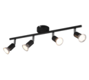 Trio Lighting Trio PARIS ceiling spotlight | 4x GU10 | black | IP20 | 13.5 cm