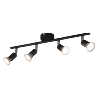 Trio PARIS ceiling spotlight | GU10 | black | IP20