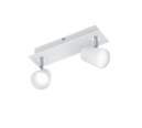 Trio Lighting Trio NARCOS ceiling spotlight | 2x 6.5W 650 lm 3000K | chrome | IP20 | 9.5 cm