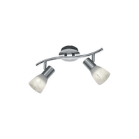 Trio LEVISTO plafondspot | LED | nikkel/albast | 2x4,9W | uitv. 1