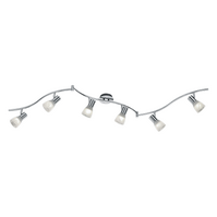 Trio LEVISTO plafondspot | LED | nikkel/albast | 6x4,9W | uitv. 4 Trio LEVISTO plafondspot | LED | nikkel/albast | 6x4,9W | uitv. 4
