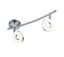 Trio Lighting Trio RENNES ceiling spotlight | 2x 4W 400 lm 3000K | IP20 | 17 cm