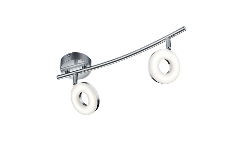 Trio Lighting Trio RENNES ceiling spotlight | 2x 4W 400 lm 3000K | IP20 | 17 cm