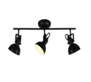 Trio Lighting Trio GINA plafondspot | E14 Fitting | mat zwart | 60,5 x 13 cm | IP20 | excl. 3x E14 | max. 40W